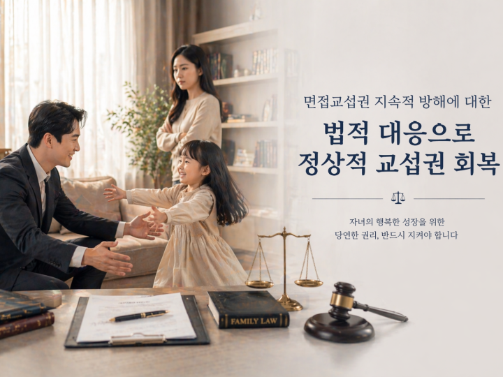 면접교섭권 지속적 방해에 대한 법적 대응으로 정상적 교섭권 회복 사례