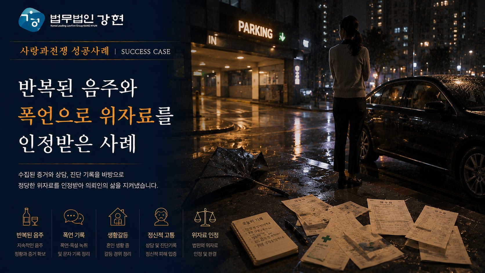 반복된 음주와 폭언으로 인한 혼인 파탄 책임을 인정받은 사례