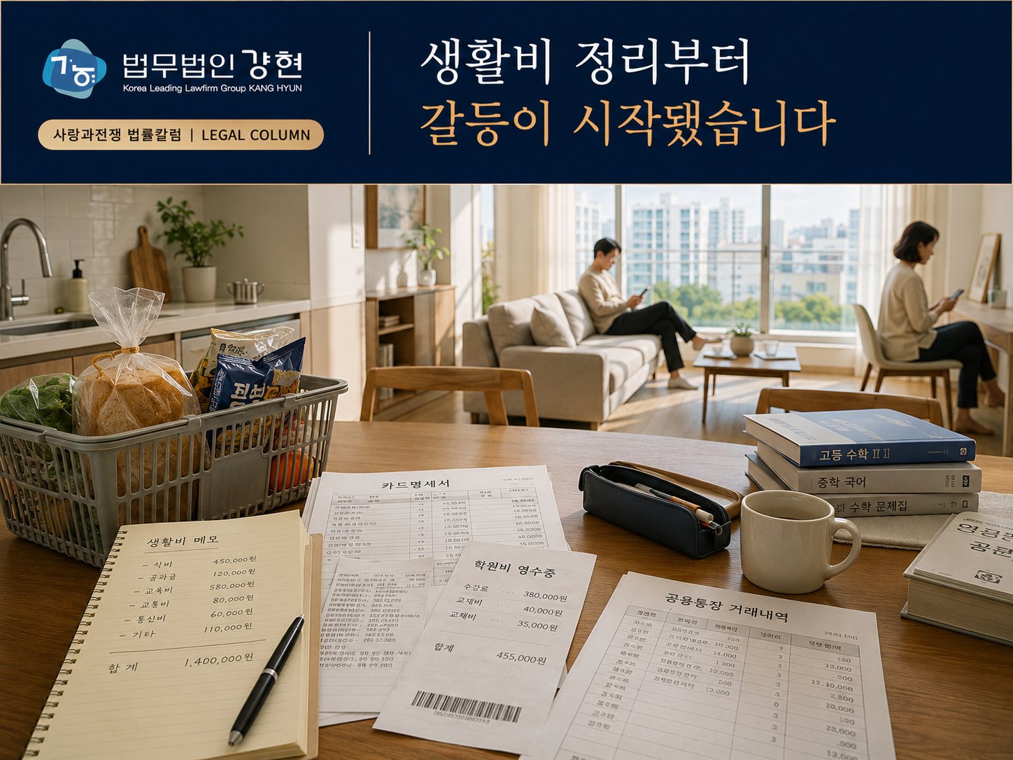 협의이혼을 준비하며 반복된 생활비 갈등 사례