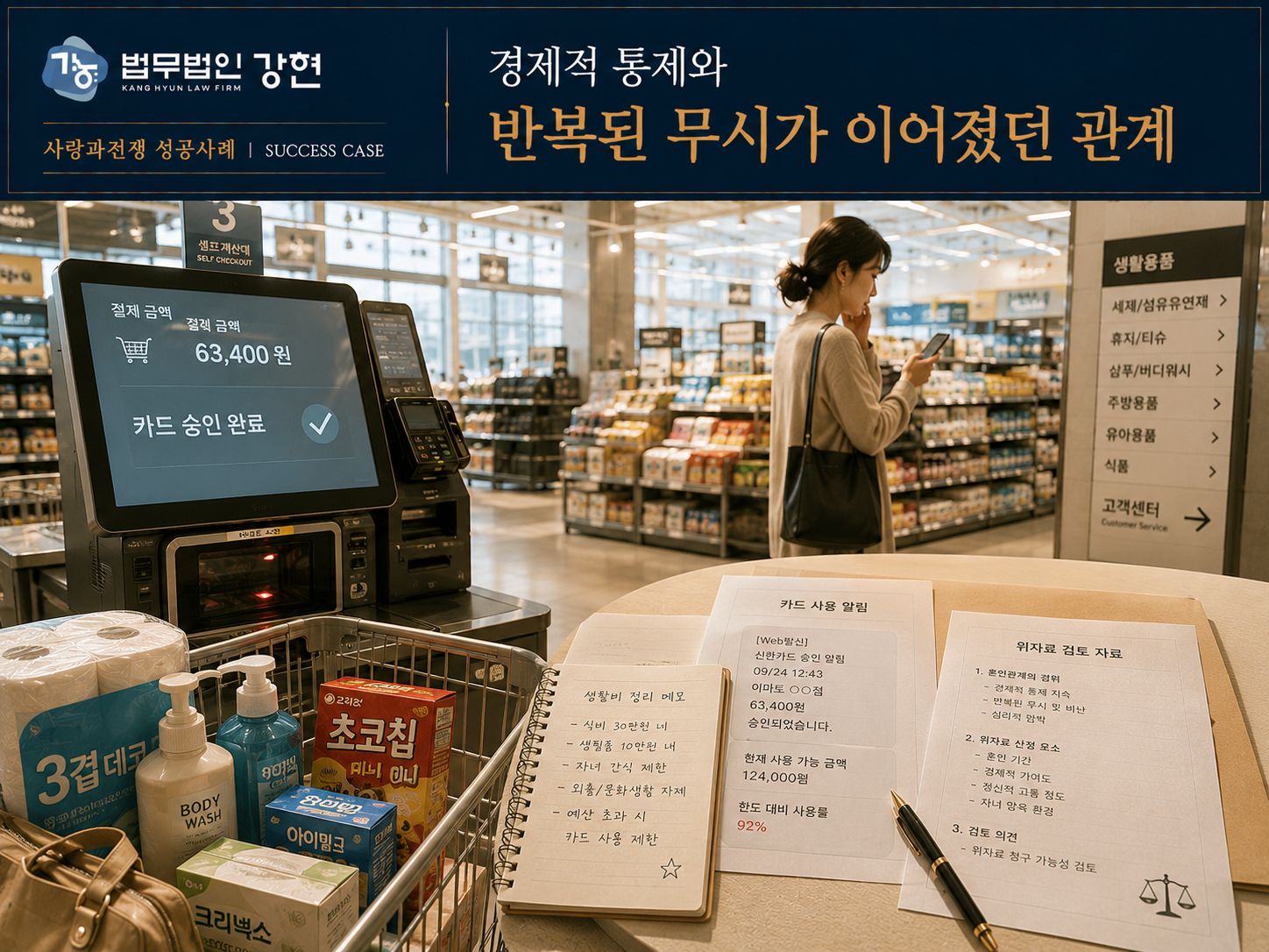 배우자는 자녀 교육비와 병원비처럼 필요한 지출에도 지나치게 민감하게 반응