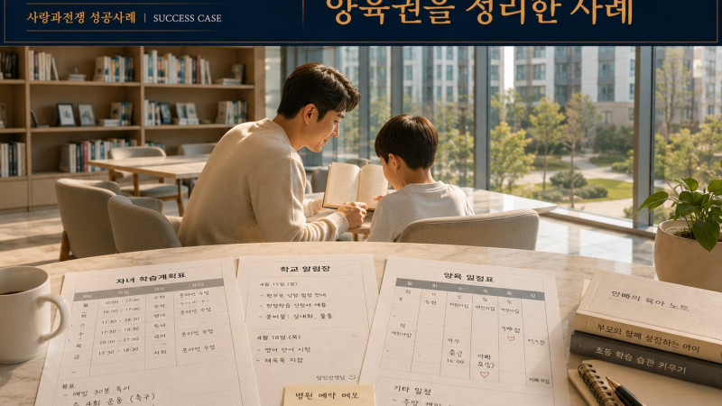 양육권 | 초등학생 자녀의 생활 안정성을 중심으로 아버지 양육권을 인정받은 사례