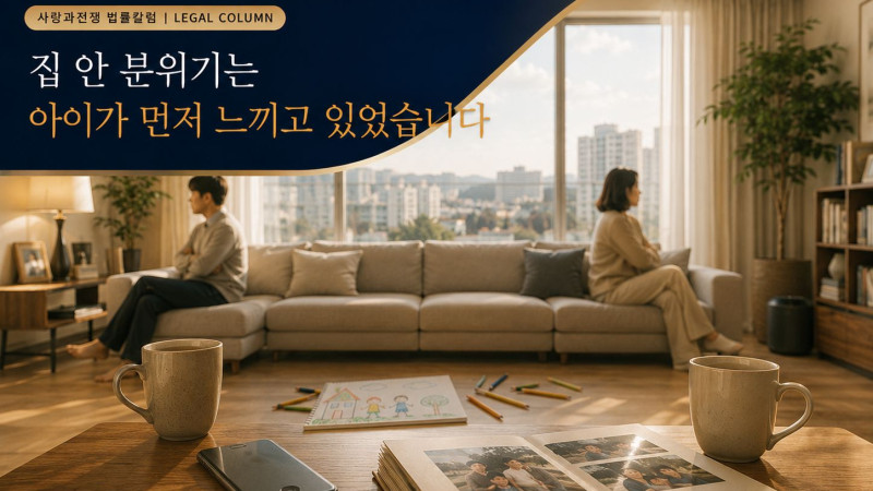 상간자 이야기가 나온 뒤 아이가 먼저 달라졌습니다