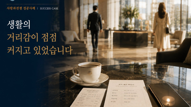 반복된 호텔 이용 정황 이후 상간녀소송과 이혼소송을 함께 검토한 사례