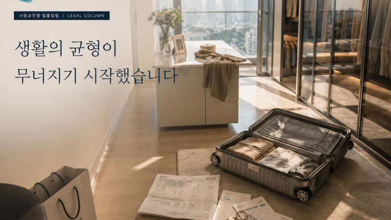 생활비 갈등 이후 관계 단절이 이어졌던 위자료 상담