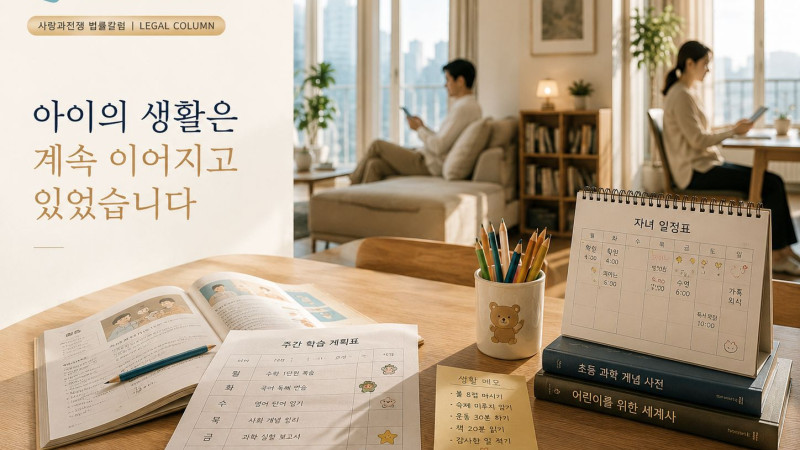 양육 환경 변화가 중요하게 검토된 양육권 분쟁