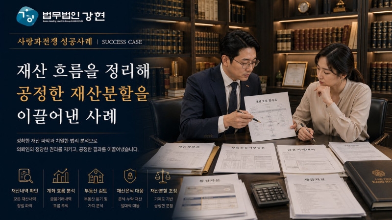 배우자의 반복된 생활비 은닉 문제를 입증해 재산분할 비율을 조정한 사례