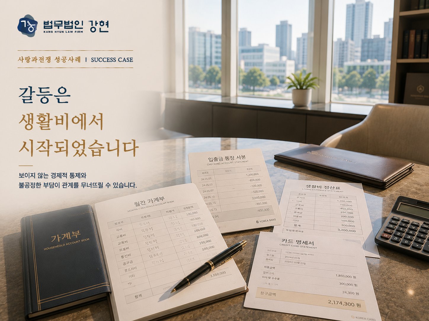 이혼소송, 생활비 통제와 경제적 갈등이 반복되었던 사례