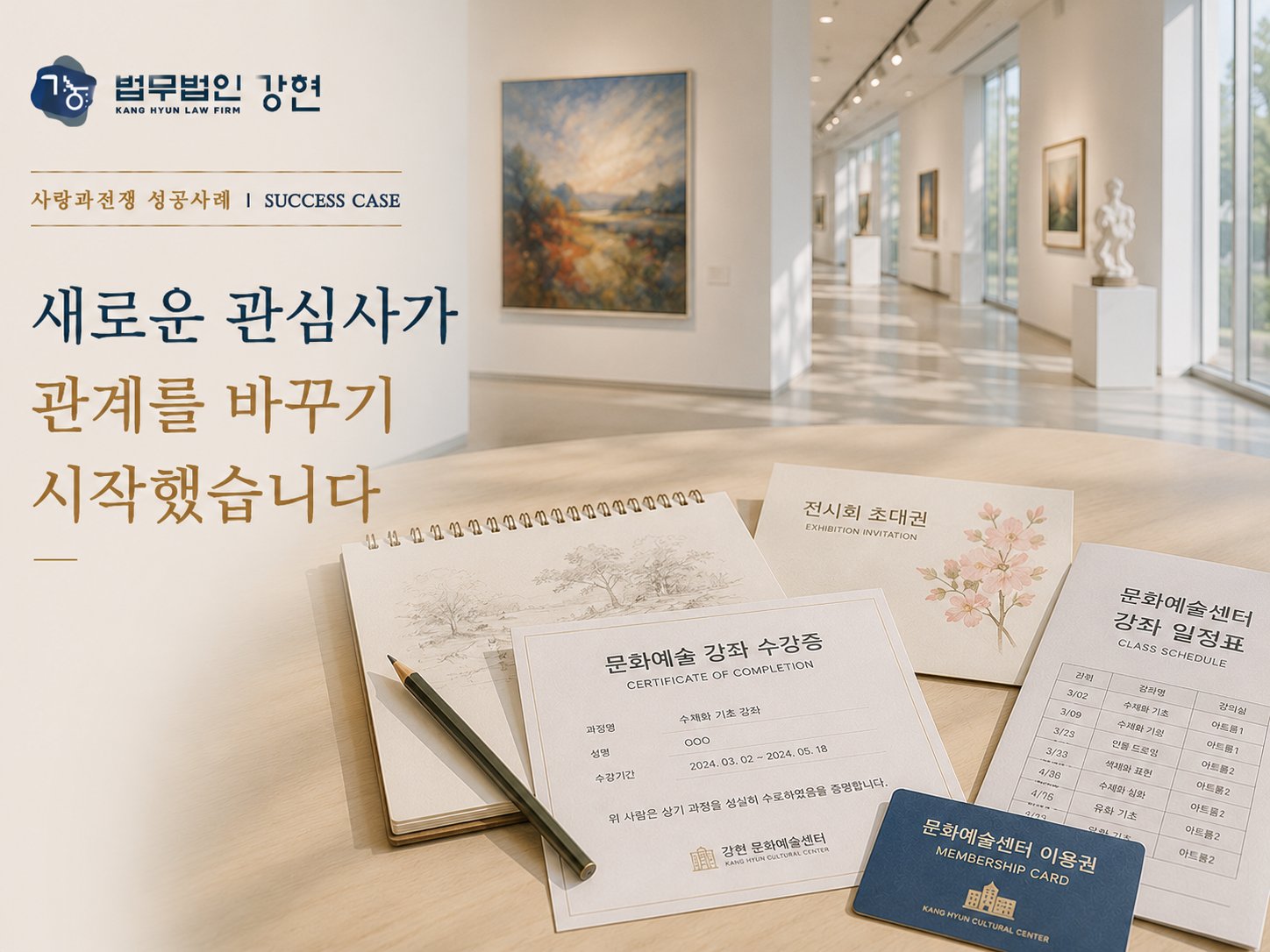 상간녀소송, 문화예술 강좌 참여 이후 정황을 확인하게 된 사례