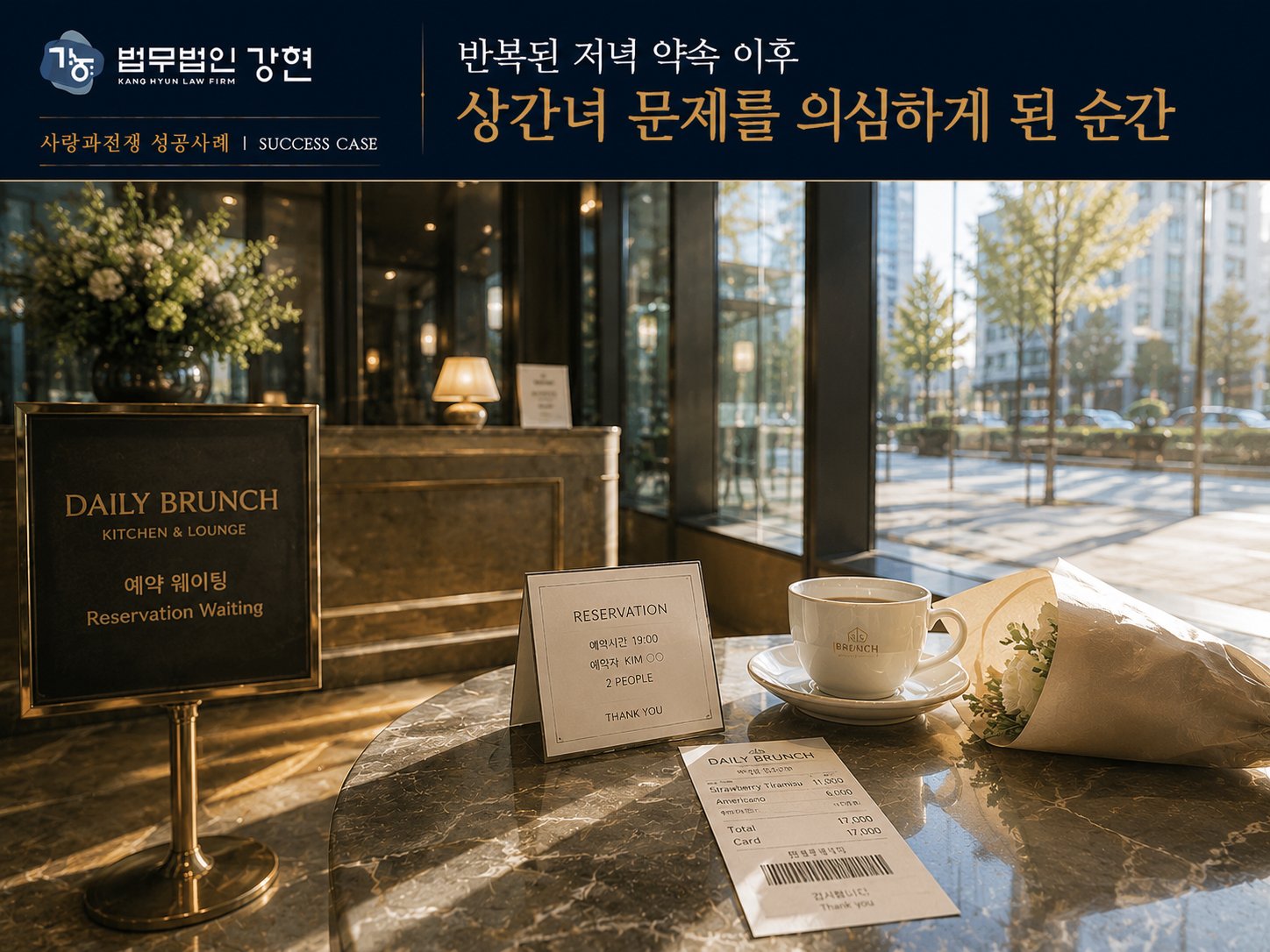 반복된 저녁 약속 이후 상간녀 정황을 확인하게 된 실제 상담 사례
