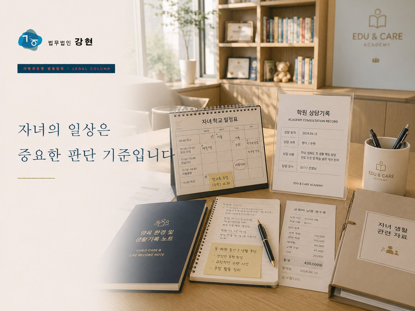 양육권 분쟁 전 자녀 생활기록을 확인해야 하는 이유