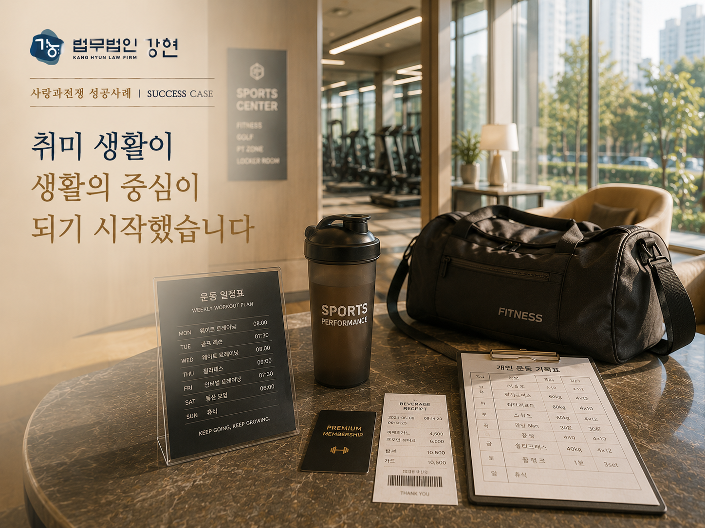 운동 모임 참여가 잦아진 이후 상간남 정황을 확인하게 된 사례