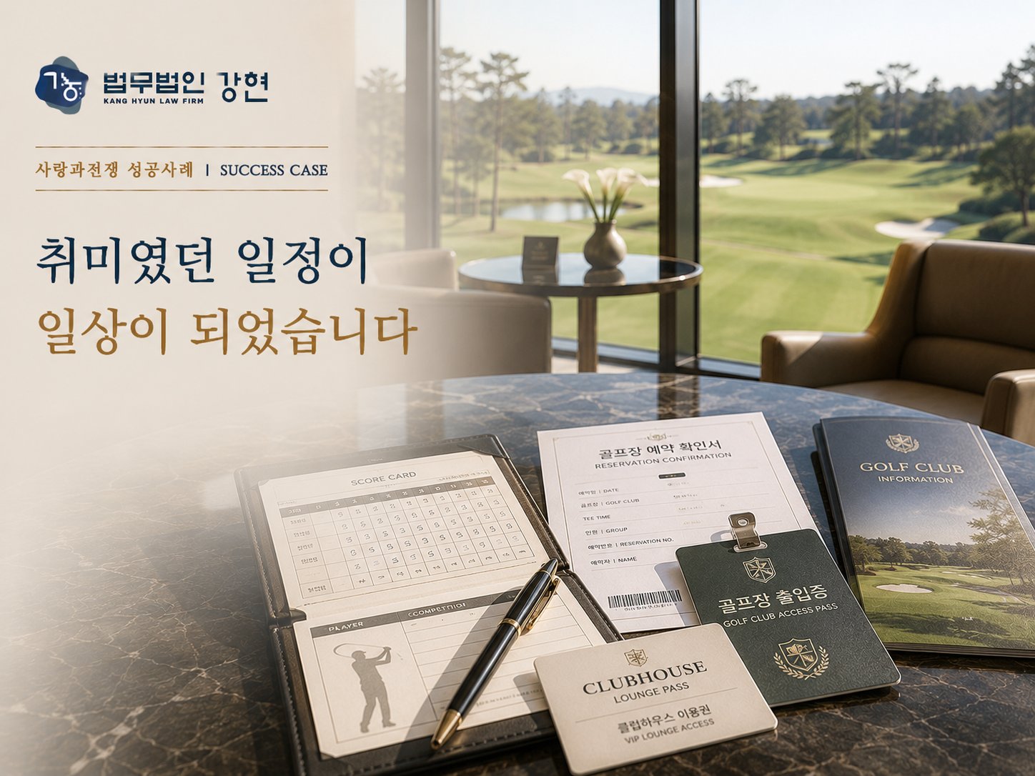 상간녀소송, 골프 모임 참석 이후 정황을 확인하게 된 사례