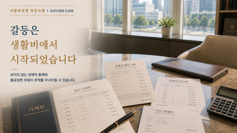 이혼소송, 생활비 통제와 경제적 갈등이 반복되었던 사례