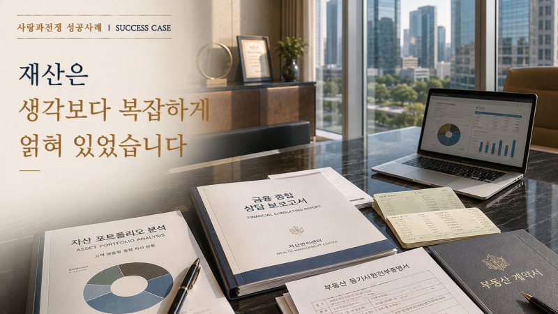 재산분할, 배우자 명의 금융거래 때문에 고민이 이어졌던 사례