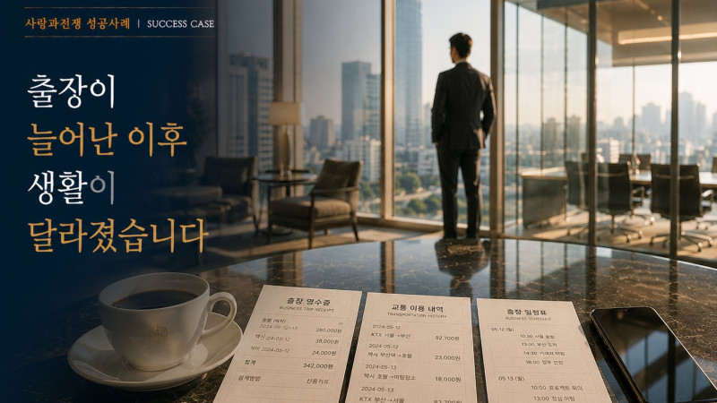 배우자의 잦은 출장 이후 상간남 정황을 확인하게 된 실제 상담 사례